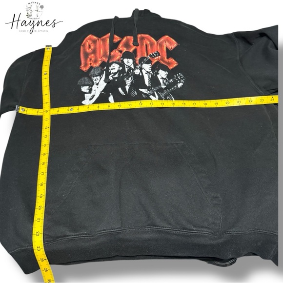 AC/DC | Band Merch Long Sleeve Hooded Sweatshirt Size XL GUC {114} - Picture 4 of 5